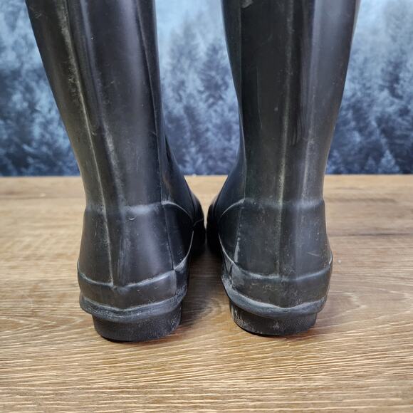 Hunter Original Huntress Waterproof Tall Black Rain Boots | US 5M/6F - Picture 8 of 12